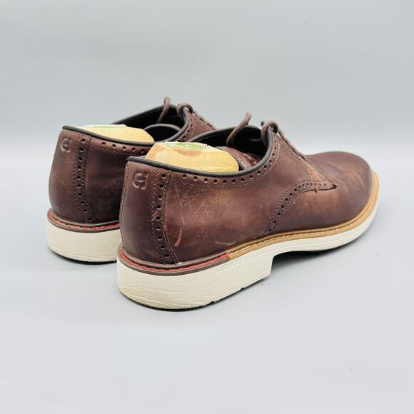 Cole Haan Shoes Mens 11.5 Brown Leather GrandSeries Oxford Casual Sneakers main image 10